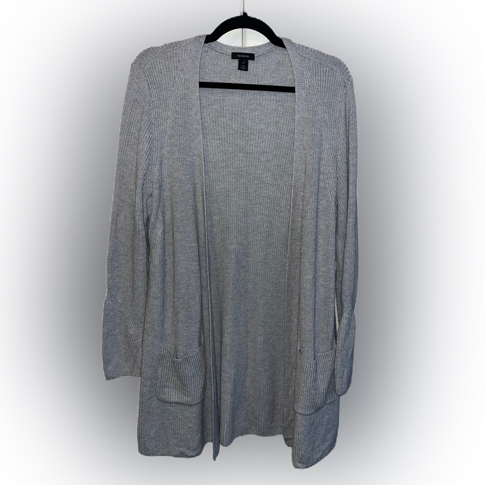 Halogen cashmere blend knit cardigan XL
